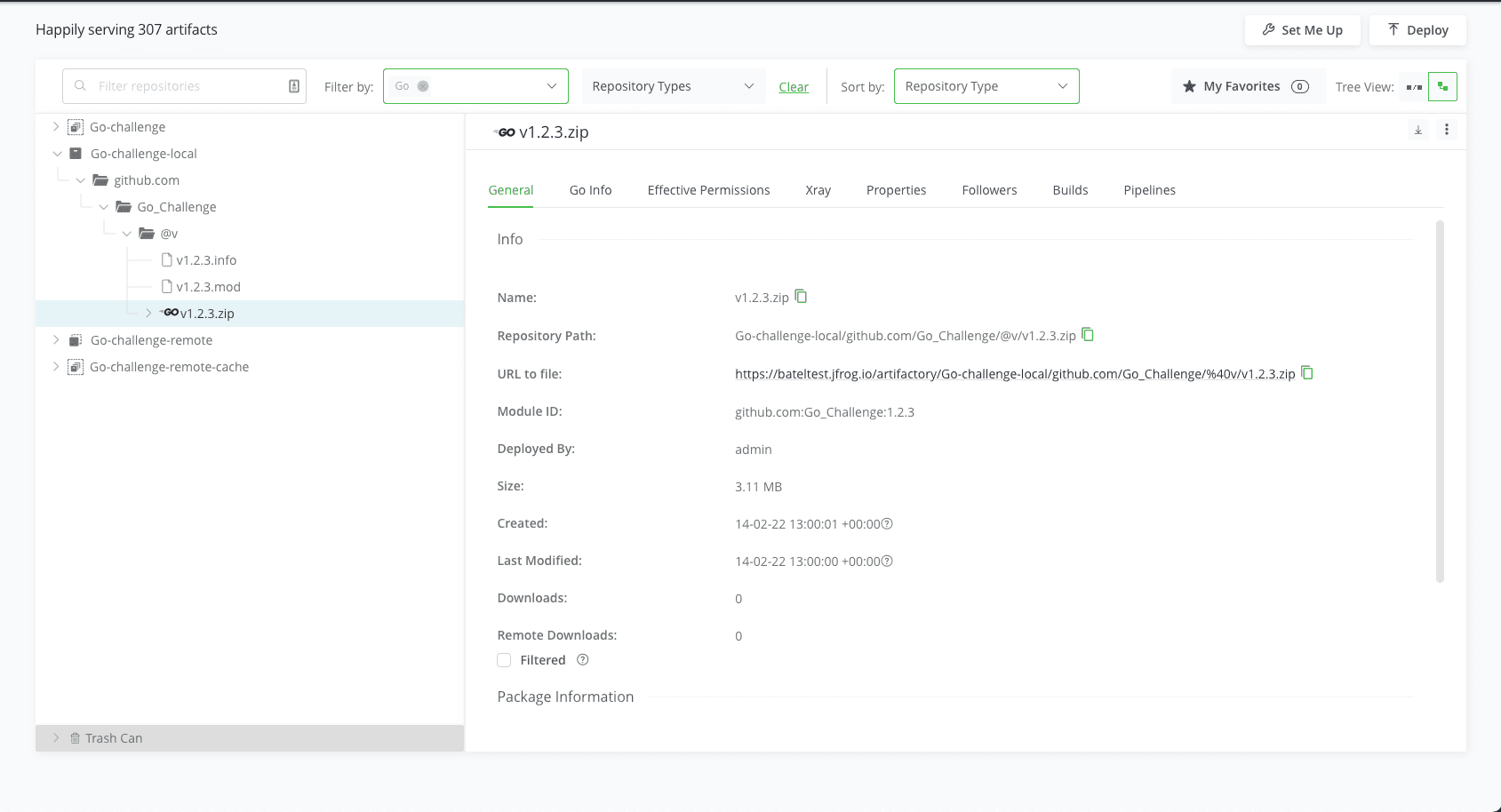 View your repository